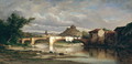 View of Puy-en-Velay from Espaly, 1872 - Auguste Allonge