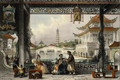 Pavilion and Gardens of a Mandarin near Peking, from 'China in a Series of Views' - Thomas Allom