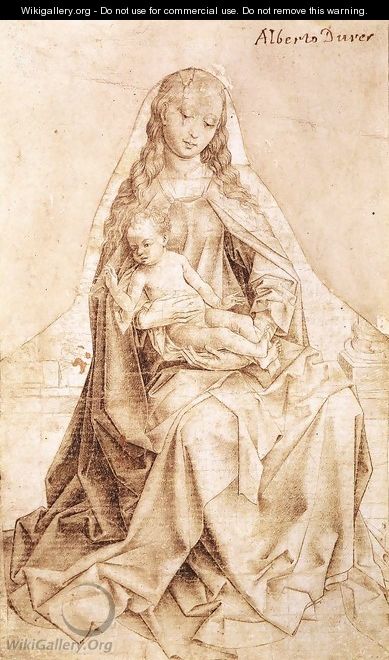 Virgin with the Blessing Child 1450-55 - Rogier van der Weyden