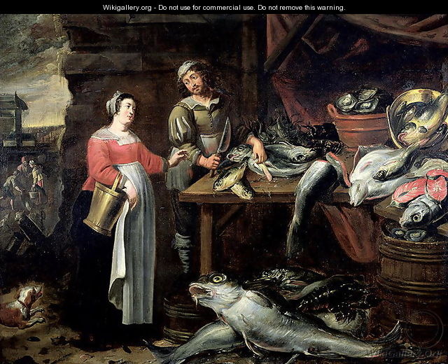 The Fishmonger - Alexander Adriaenssen