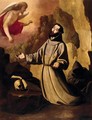 St Francis of Assisi Receiving the Stigmata - Francisco De Zurbaran