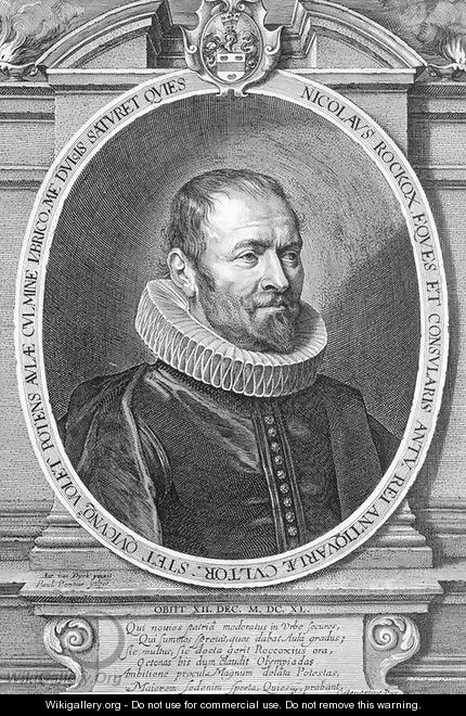Portrait of Nicolaas Rockox 1625 - Lucas Vorsterman
