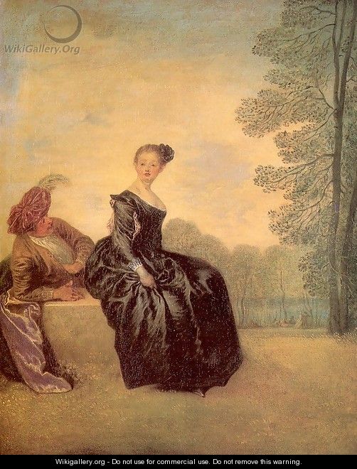 The Sulky Woman 1719 - Jean-Antoine Watteau