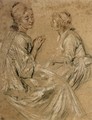 Two Seated Women 1716-17 - Jean-Antoine Watteau