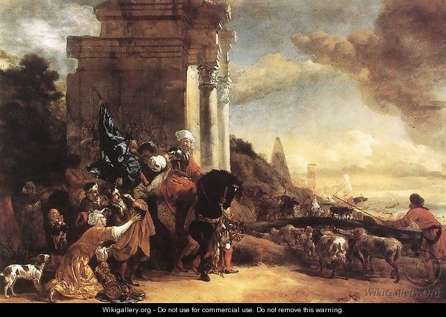 Departure of an Oriental Entourage 1647-50 - Jan Baptist Weenix
