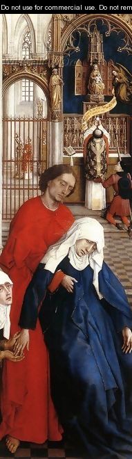 Seven Sacraments Altarpiece (detail-2) 1445-50 - Rogier van der Weyden