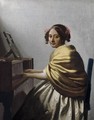 Young Woman Seated at the Virginals c. 1670 - Jan Vermeer Van Delft