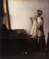 Woman with a Pearl Necklace 1662-64 - Jan Vermeer Van Delft