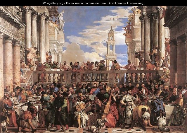The Marriage at Cana 1563 - Paolo Veronese (Caliari)