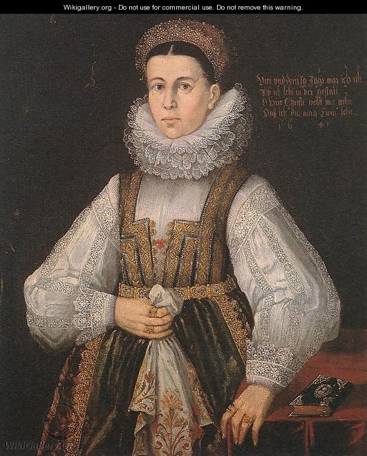 Middle Class Woman of Locse 1641 - Hungarian Unknown Masters