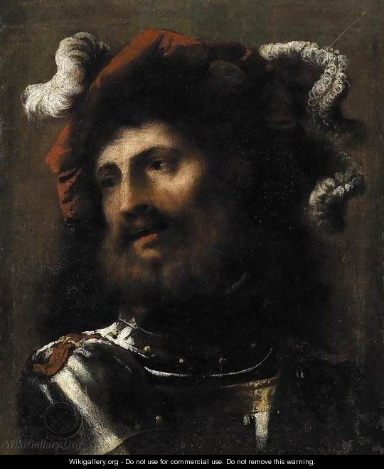 Portrait of a Man in Armour - Pietro della Vecchia