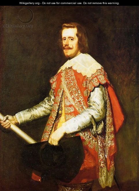 Phillip IV in Army Dress (The portrait of Fraga) 1644 - Diego Rodriguez de Silva y Velazquez