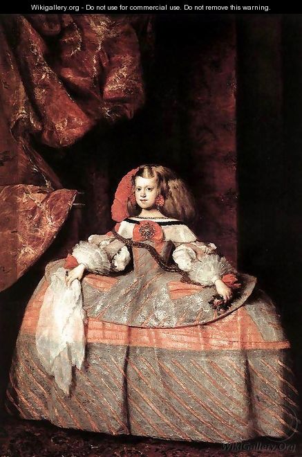 The Infanta Don Margarita de Austria c. 1660 - Diego Rodriguez de Silva y Velazquez