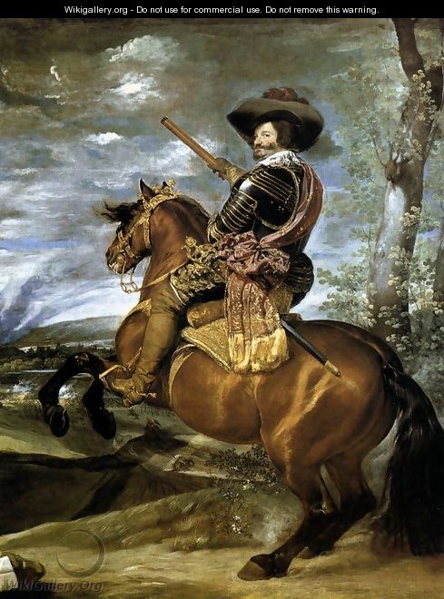 The Count-Duke of Olivares on Horseback 1634 - Diego Rodriguez de Silva y Velazquez