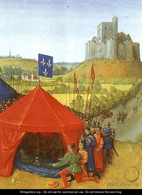The Commander of Chateauneuf du Randon Surrending his Keys to Bertrand du Guesclin - French Unknown Masters