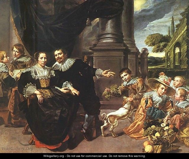 Family Portrait 1630 - Flemish Unknown Masters
