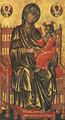 Enthroned Madonna and Child (13th Century) - Byzantine Unknown Master