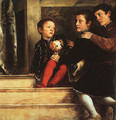 Votive Portrait of the Vendramin Family 1547 - Tiziano Vecellio (Titian)