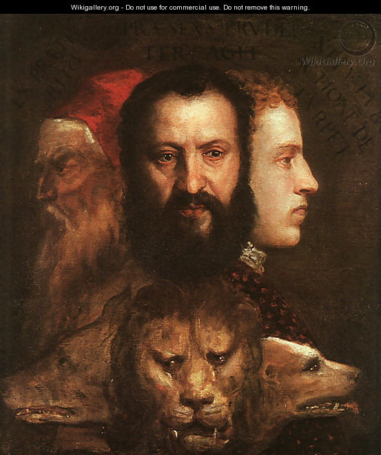 Allegory of Time Governed by Prudence 1565-70 - Tiziano Vecellio (Titian)