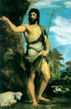 St. John the Baptist c. 1542 - Tiziano Vecellio (Titian)
