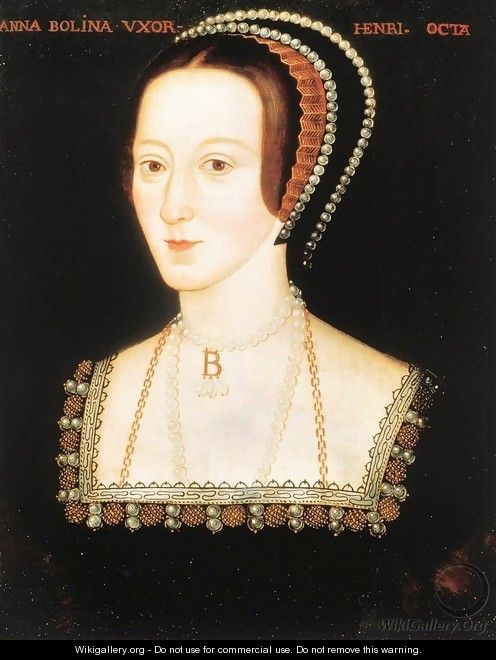 Portrait of Anna Boleyn 1530-36 - English Unknown Masters
