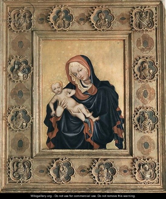 The Madonna of St Vitus Cathedral in Prague c. 1420 - Bohimian Unknown Masters