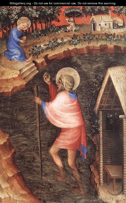 St Christopher c. 1400 - Flemish Unknown Masters