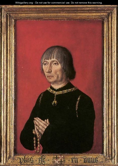 Portrait of Louis of Gruuthuse 1472-82 - Flemish Unknown Masters