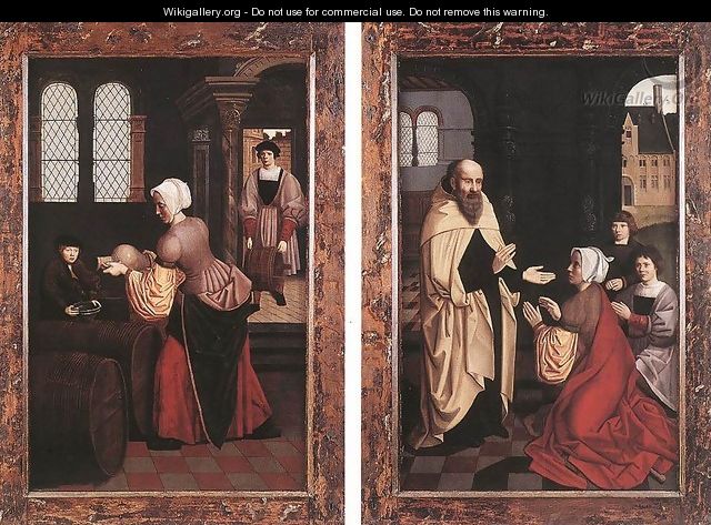 Elijah and the Widow of Zarapeth 1500-20 - Flemish Unknown Masters