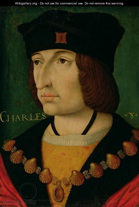 Portrait of Charles VIII King of France - Jean Bourdichon
