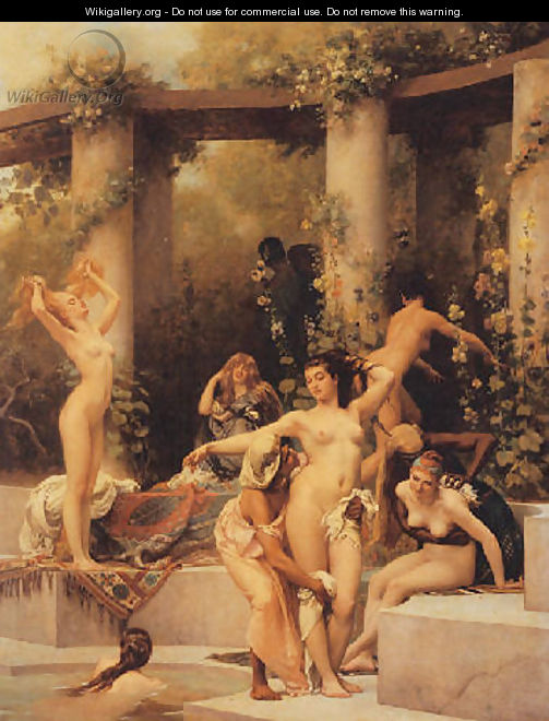 The bathers 1875 - Gustave Clarence Rodolphe Boulanger