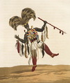 A Captain in his War Dress, from 'Mission from Cape Coast Castle to Ashantee', 1819 - Thomas Edward Bowdich
