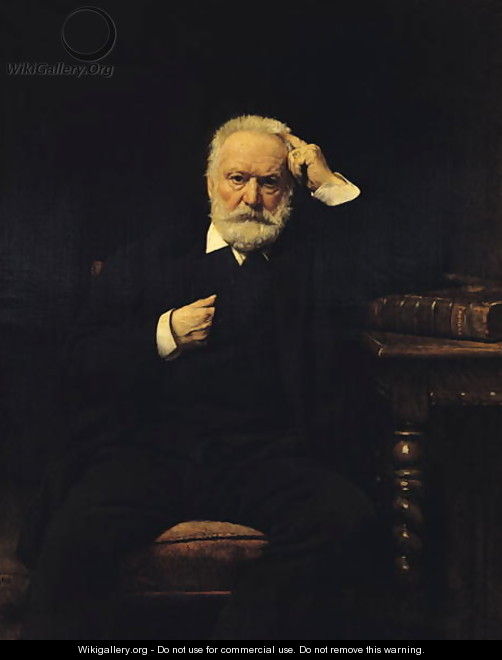 Portrait of Victor Hugo - Léon Bonnat