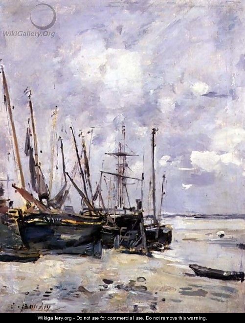 Boats, 1888-95 - Eugène Boudin