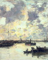 The Port c.1895 - Eugène Boudin