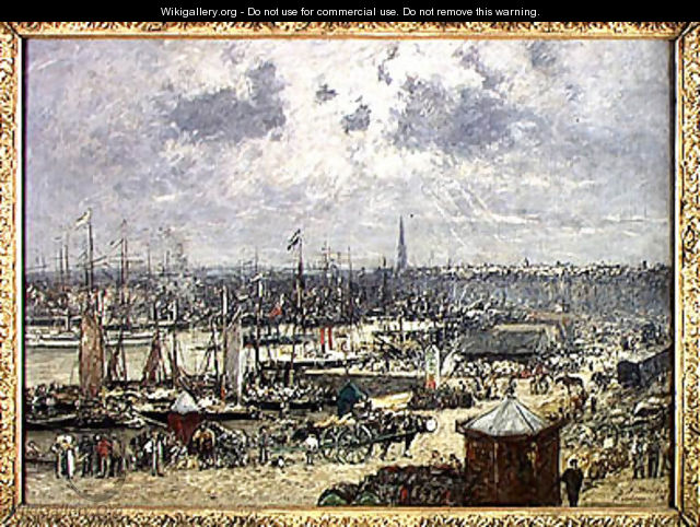 The Port of Bordeaux 1874 - Eugène Boudin
