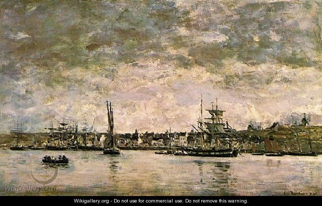 Le Port a Camaret - Eugène Boudin
