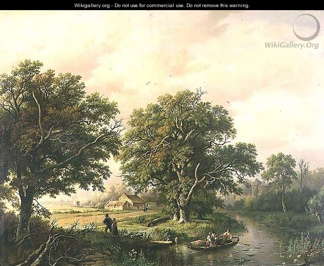 River Scene - Willem Bodemann