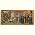 The Miracle of St. Peter Martyr- A predella panel - Benedetto Bonfigli