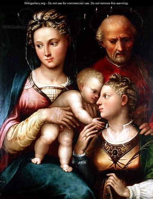 The Mystic Marriage of St. Catherine - Anonymous Artist