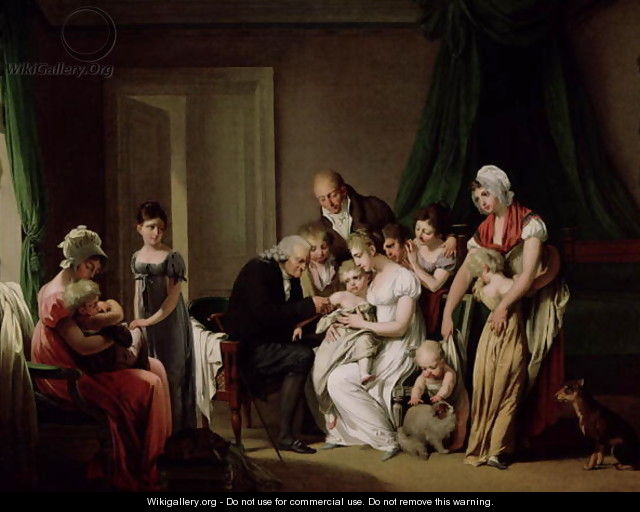 The Vaccination - Louis Léopold Boilly