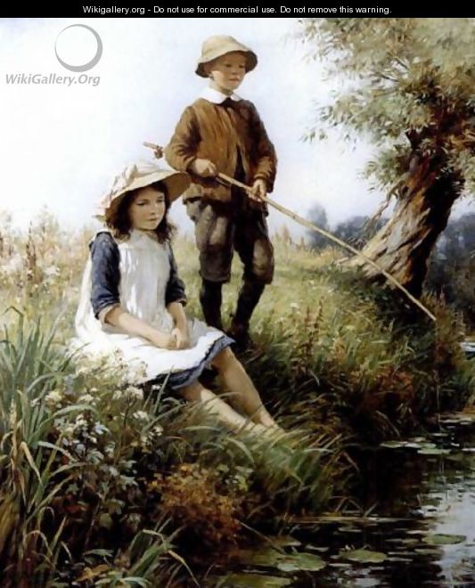 The young anglers 1915 - William Kay Blacklock