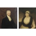 Portrait of Lt. Col. James Coleridge and Frances Duke Taylor, Mrs Coleridge - Edward Bird