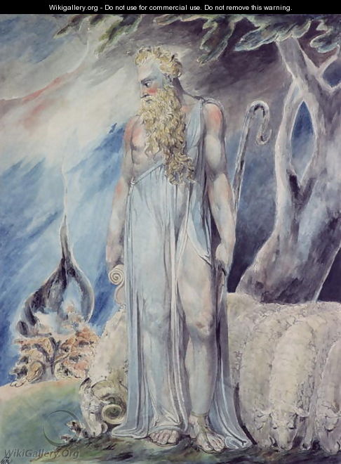 Moses and the Burning Bush - William Blake