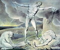 Illustrations of the Book of Job- Satan smiting Job with Sore Boils, 1825 - William Blake