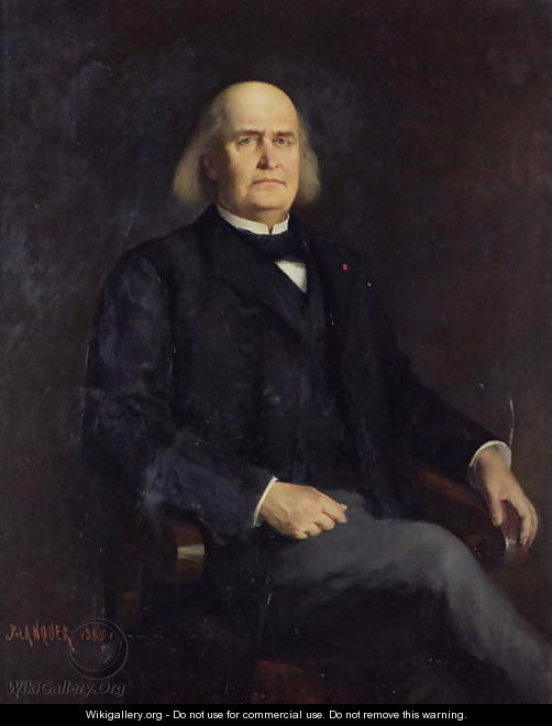 Portrait of Charles Leconte de Lisle, 1885 - Jacques Leonard Blanquer