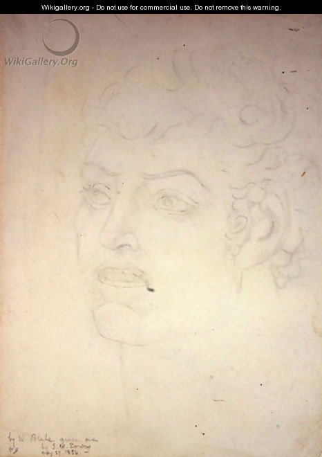 Visionary head, 1820 - William Blake