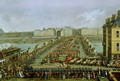 The Imperial Procession Returning to Notre Dame for the Sacred Ceremony of 2nd December 1804, Crossing the Pont-Neuf - Jacques Bertaux