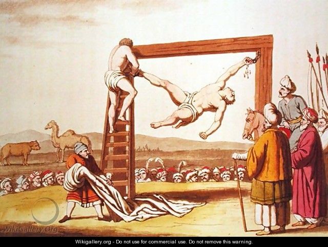 Torture Scene in Barbary, illustration from 