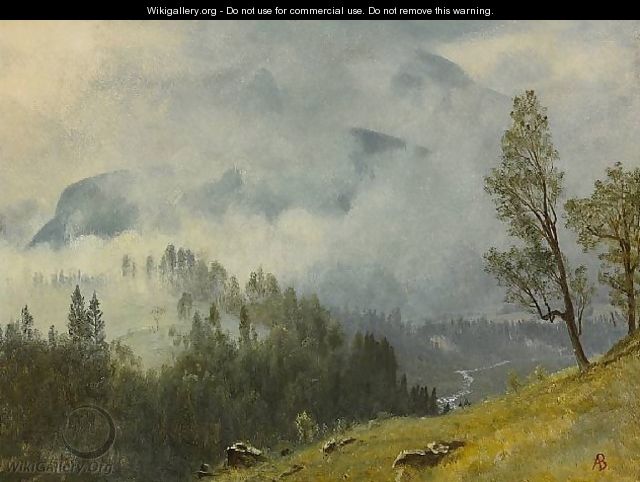 Western Landscape 1880 - Albert Bierstadt